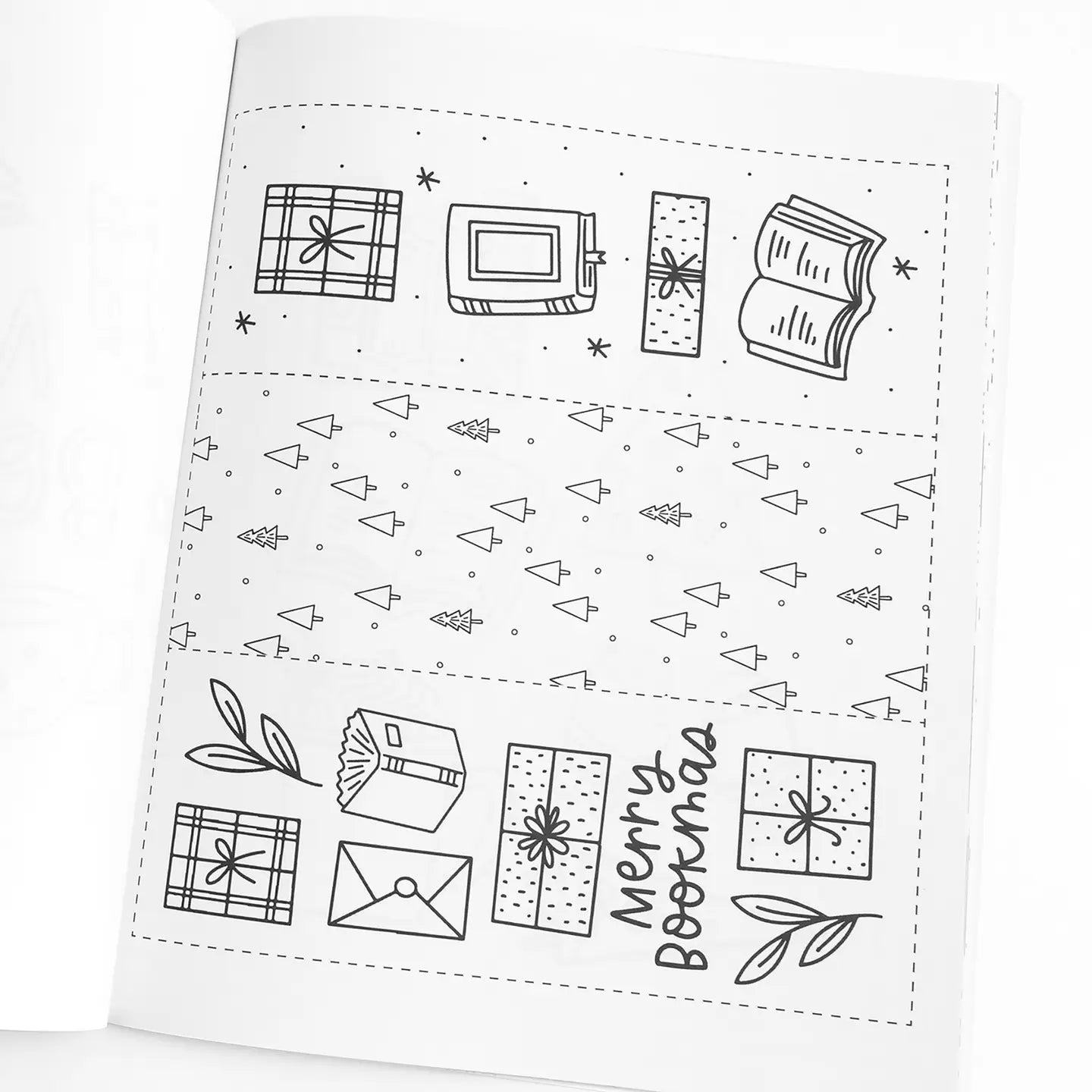 Merry Bookmas Coloring Book