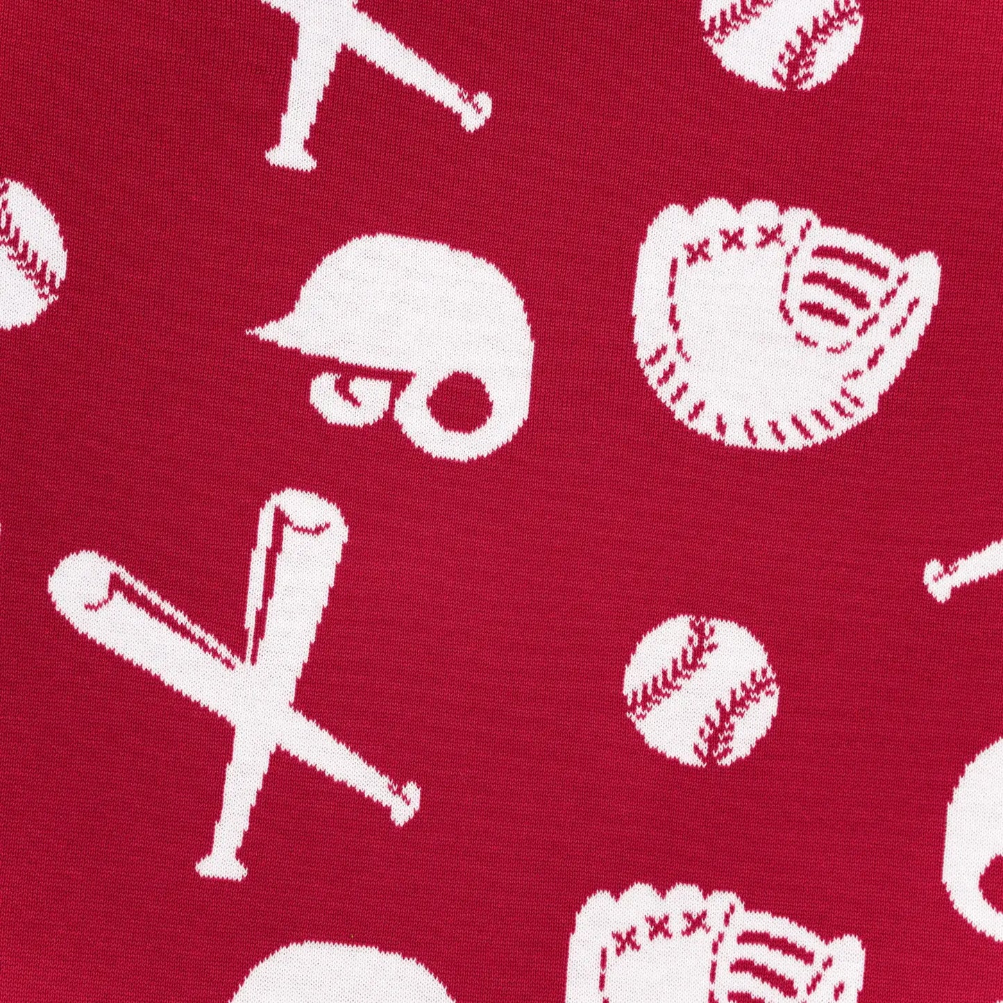 SWaddle AN - Baseball Jacquard Knit Baby Blanket