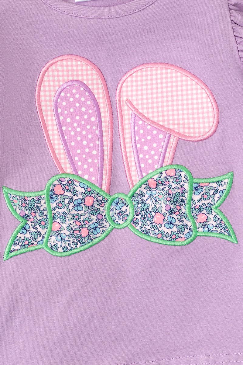 Easter bunny ears applique top & bottoms