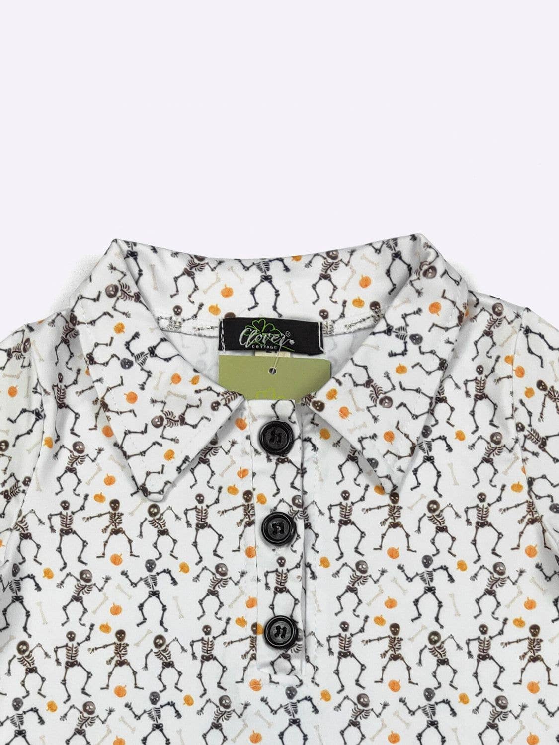 Clover Cottage - Skeleton Boy Collar Shirt