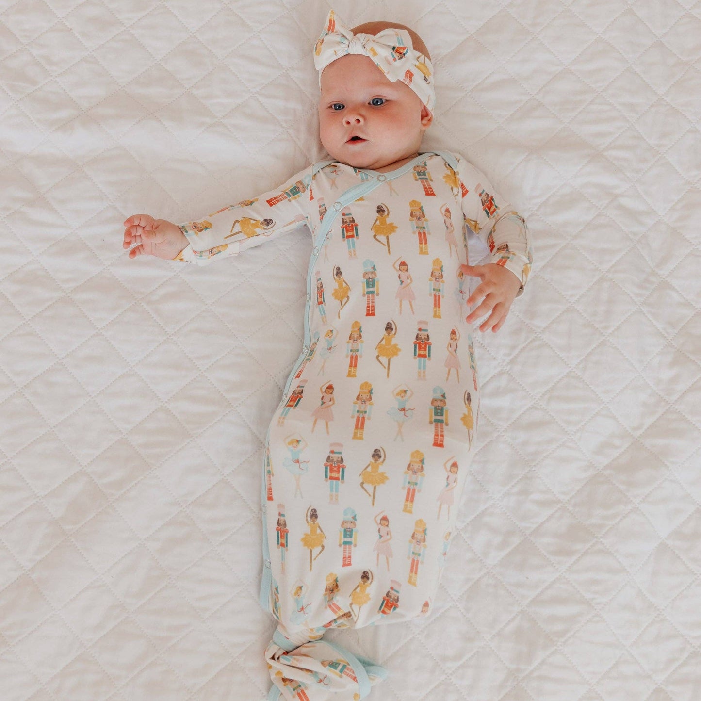 Copper Pearl - Newborn Knotted Gown - Juliet