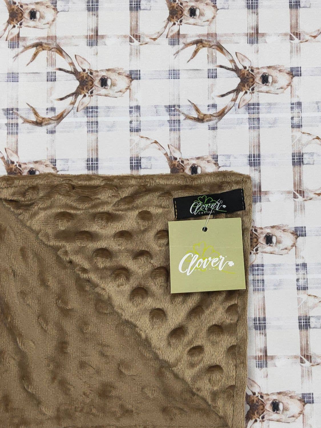 Plaid Deer Blanket
