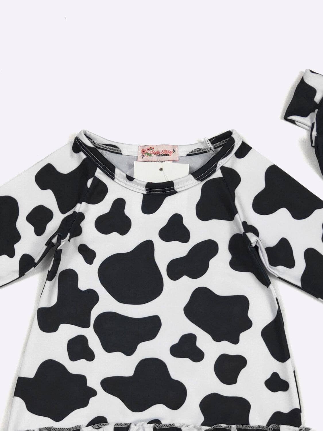 Cow Baby Gown