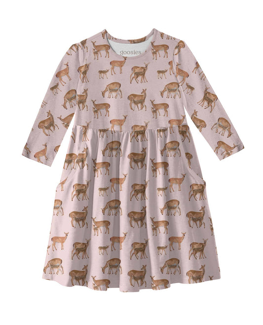 Goosies - Does & Fawns- 3/4 Sleeve Dress
