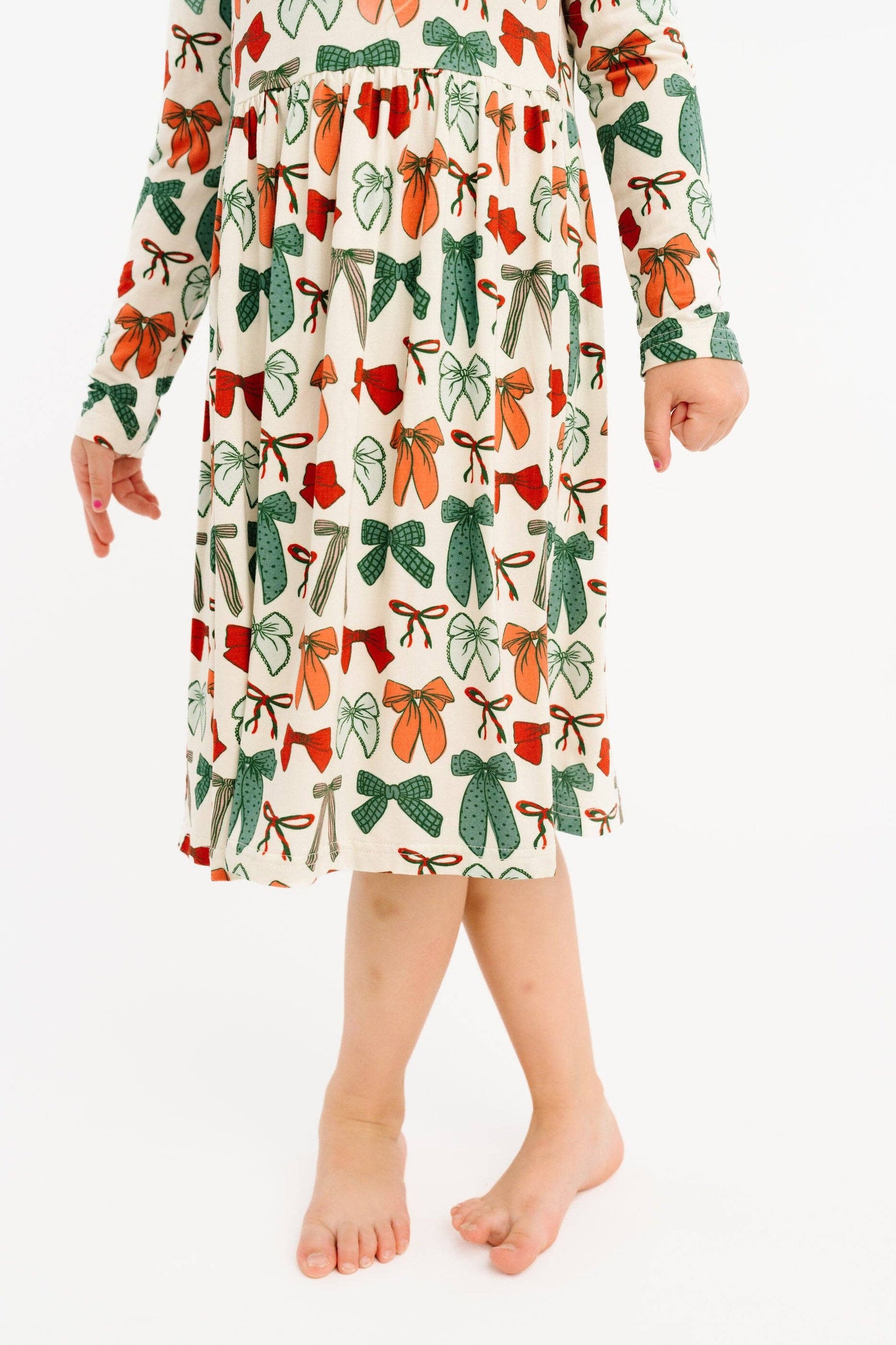 Little One Shop - Merry Bows Bamboo Dress