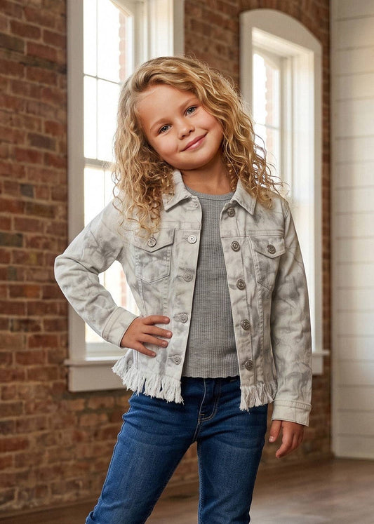 Kids City Scout Winter Camo Denim Jacket