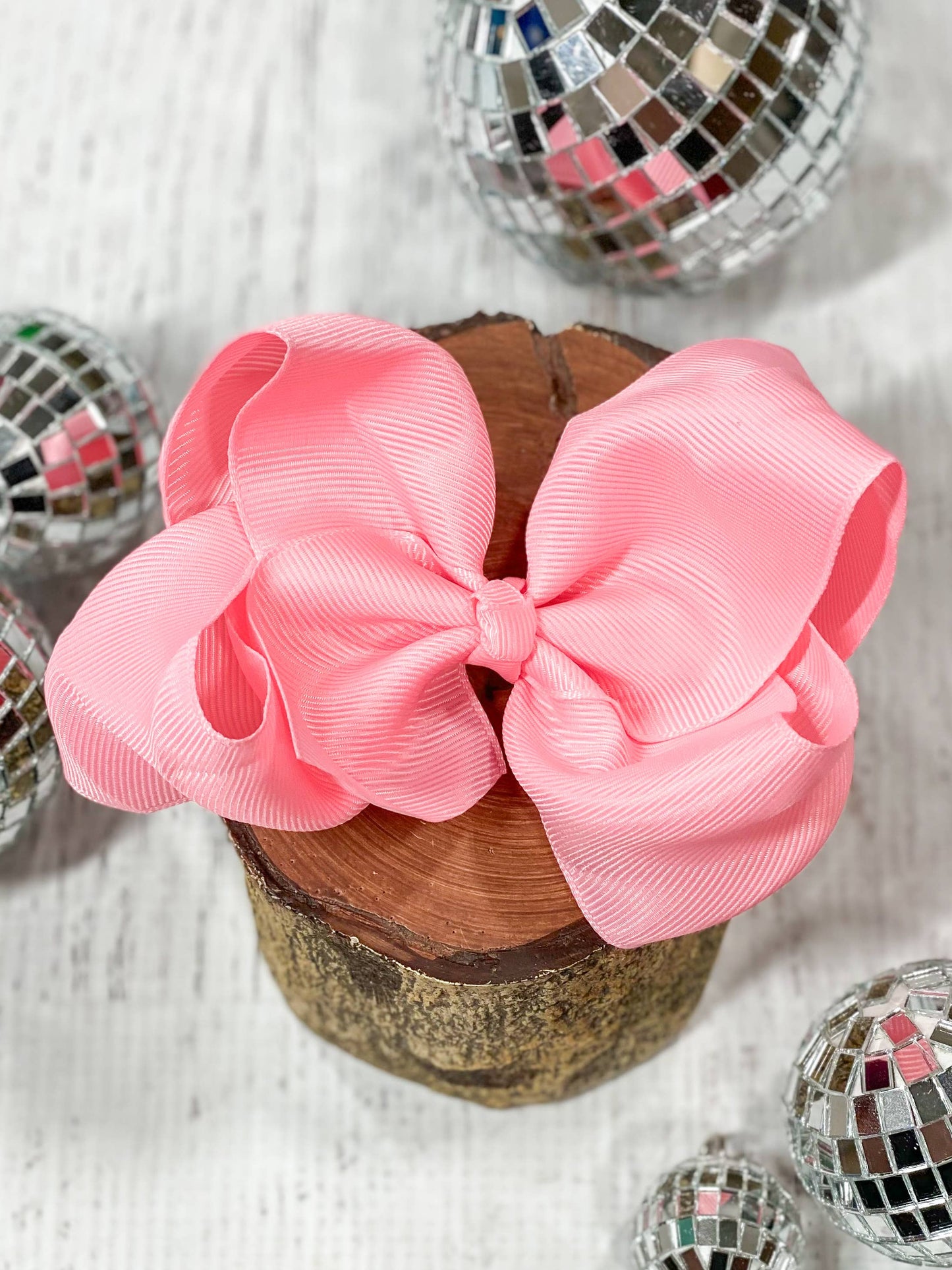 Classic Oversized Grosgrain Hair Bow - Alligator Clip