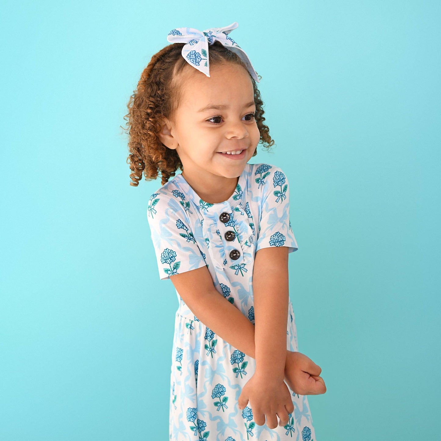 Savannah TUTU DRESS Bamboo Floral Kids Clothes