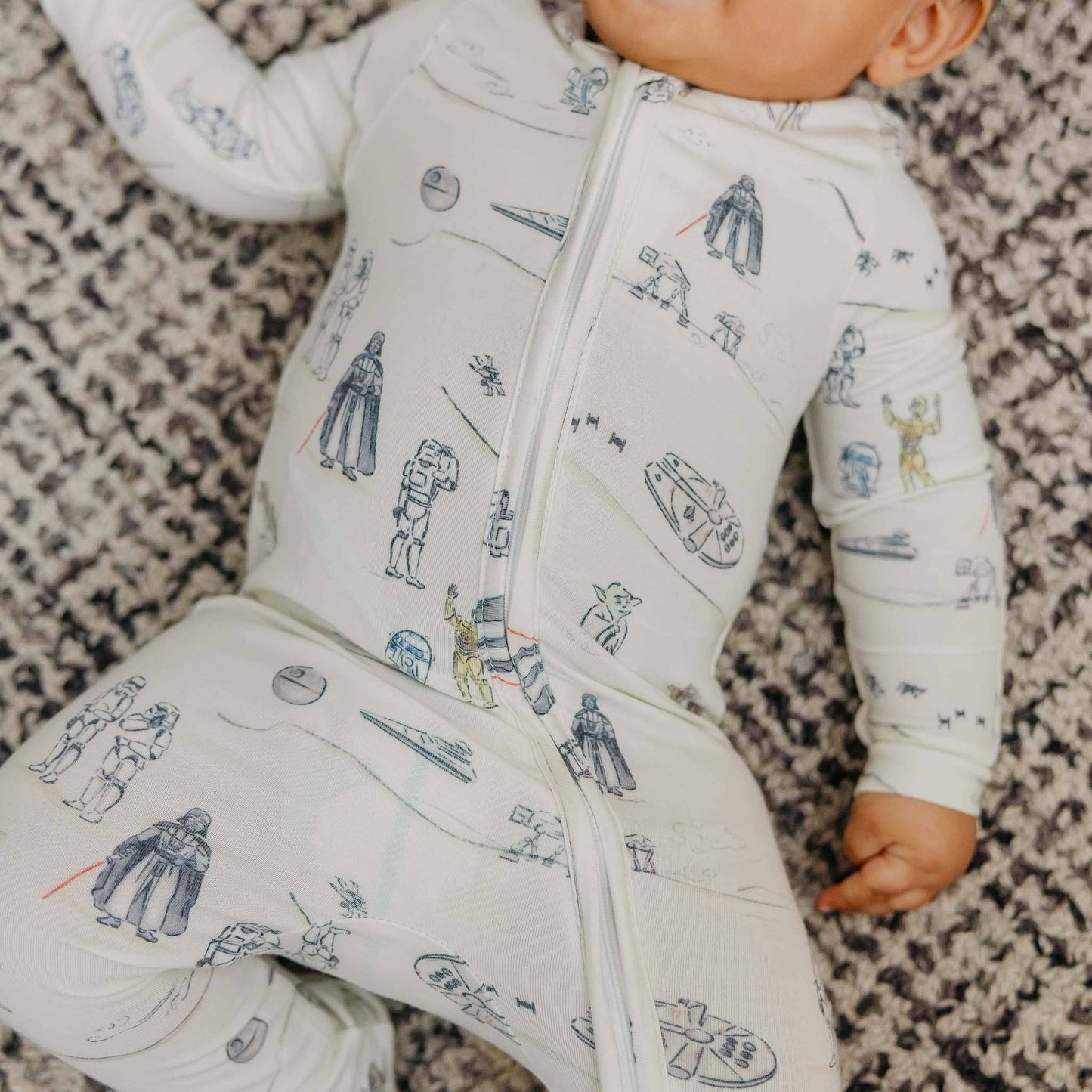 Copper Pearl - Zip-Up Footie Pajama - Tatooine