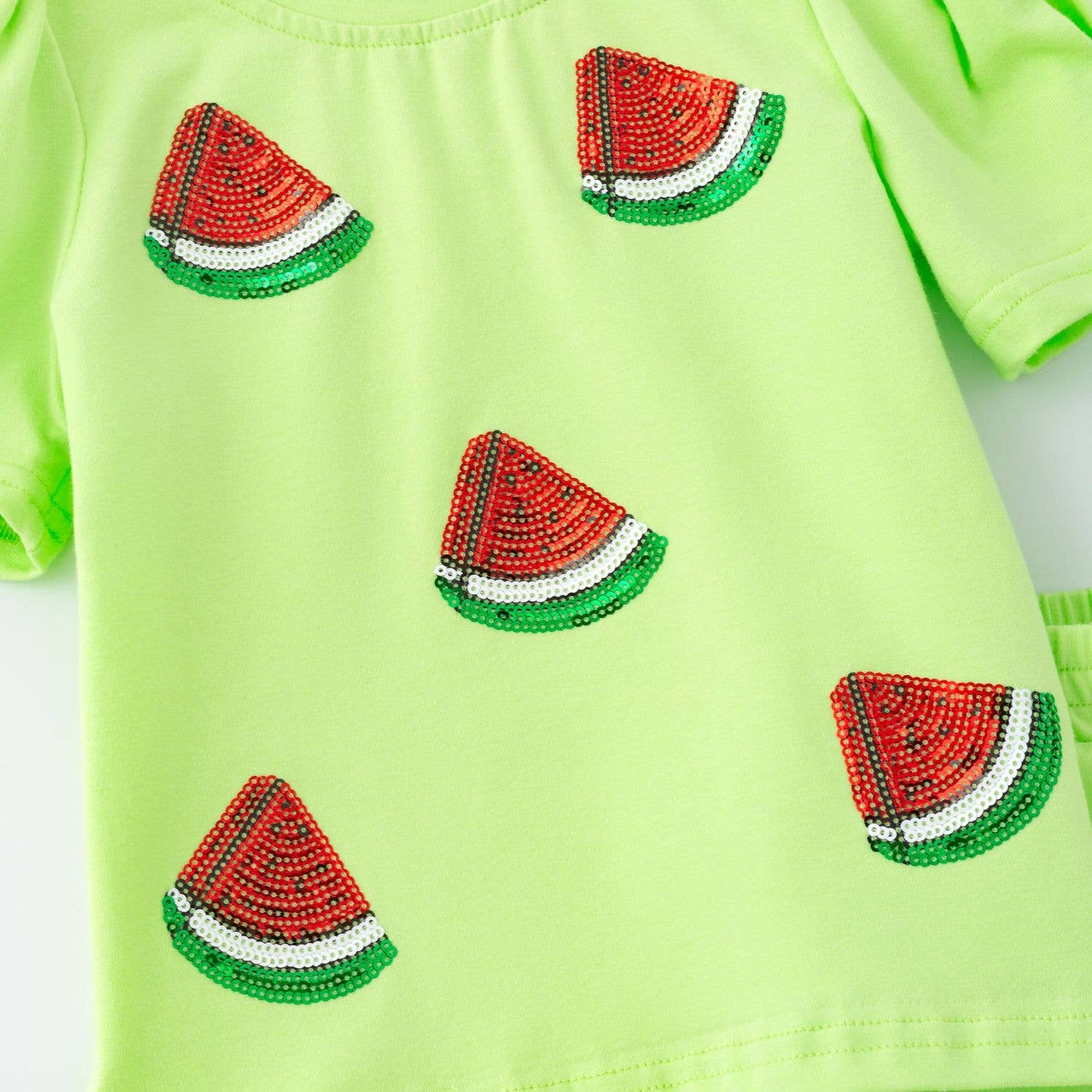Watermelon Sequin Girls Set