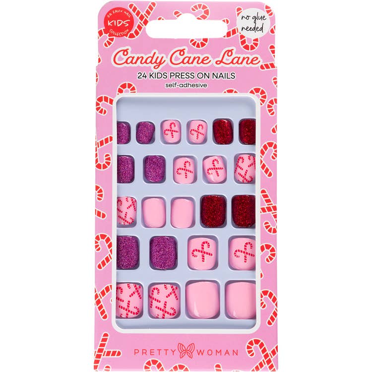 Season to Be Jolly Kids Fake Nails