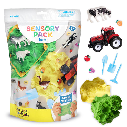 Faber-Castell / Creativity for Kids - Sensory Pack Farm On the Go Sensory Play Set for Kids