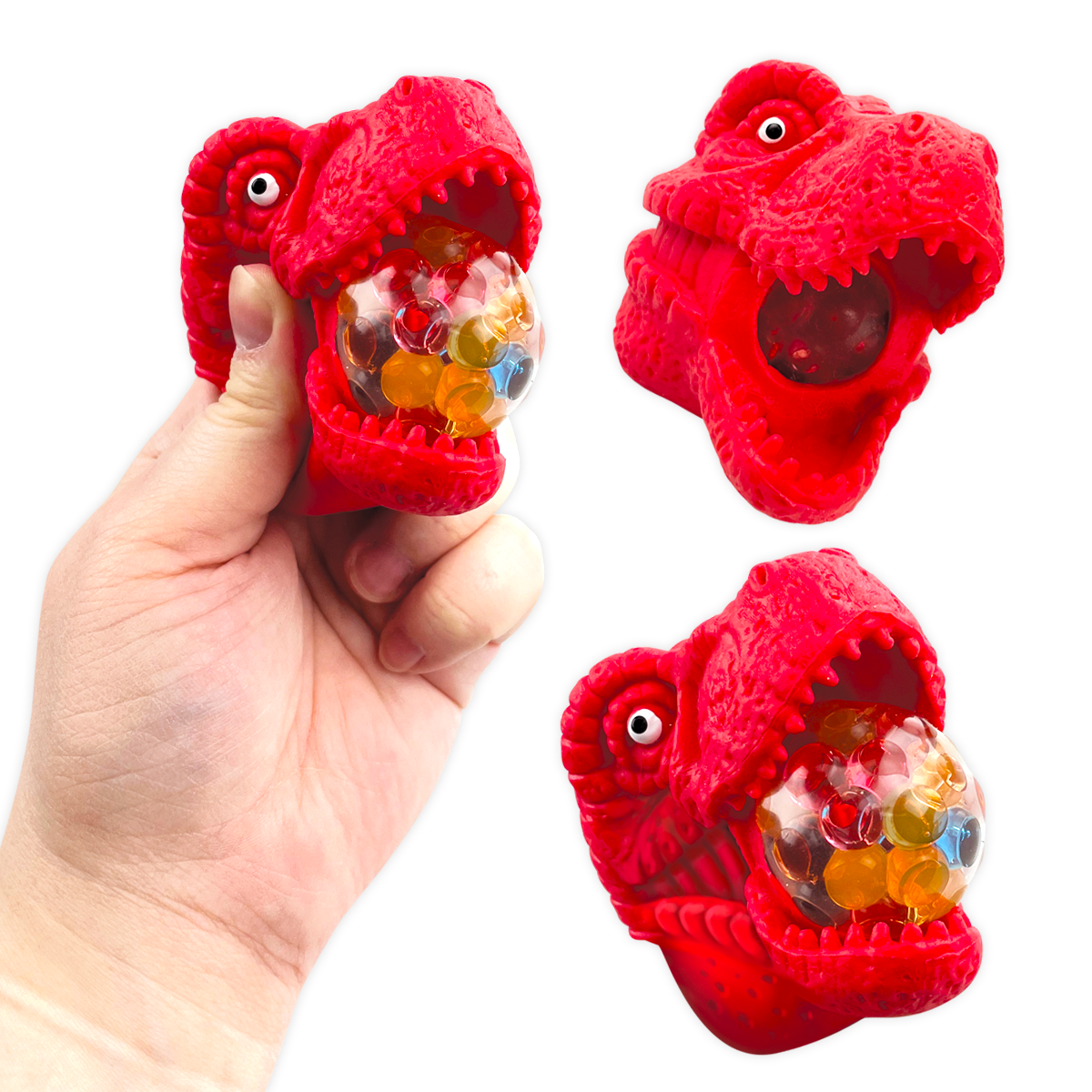 So Much Fun! Squishy Fidget Dino Poppers -