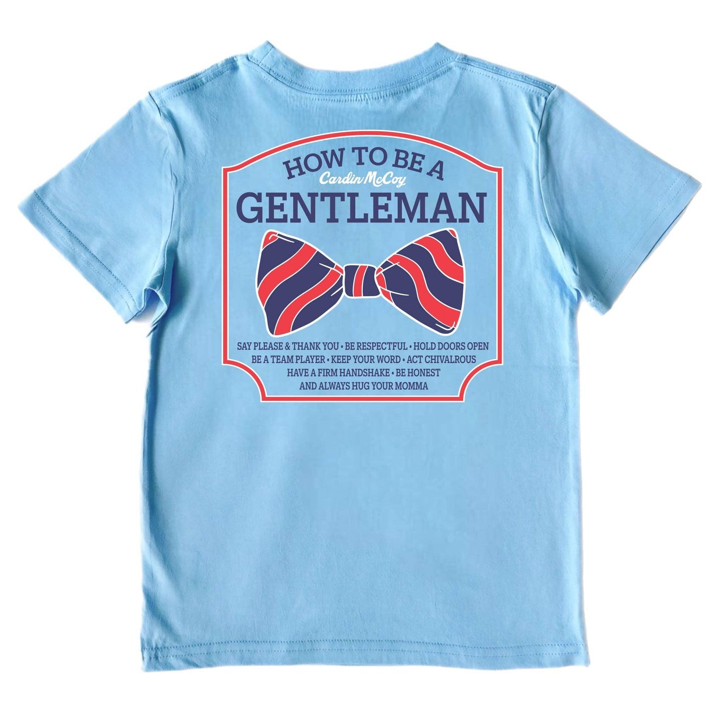 Cardin McCoy - Boys' How To Be A Gentleman Short-Sleeve Tee