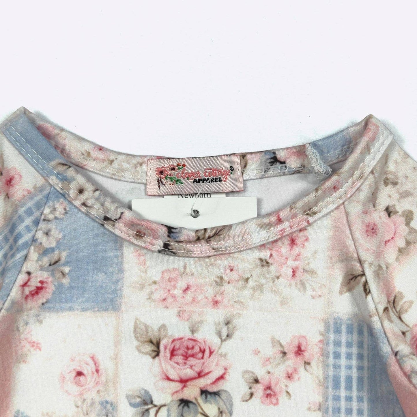 Patchwork Rose Baby Gown