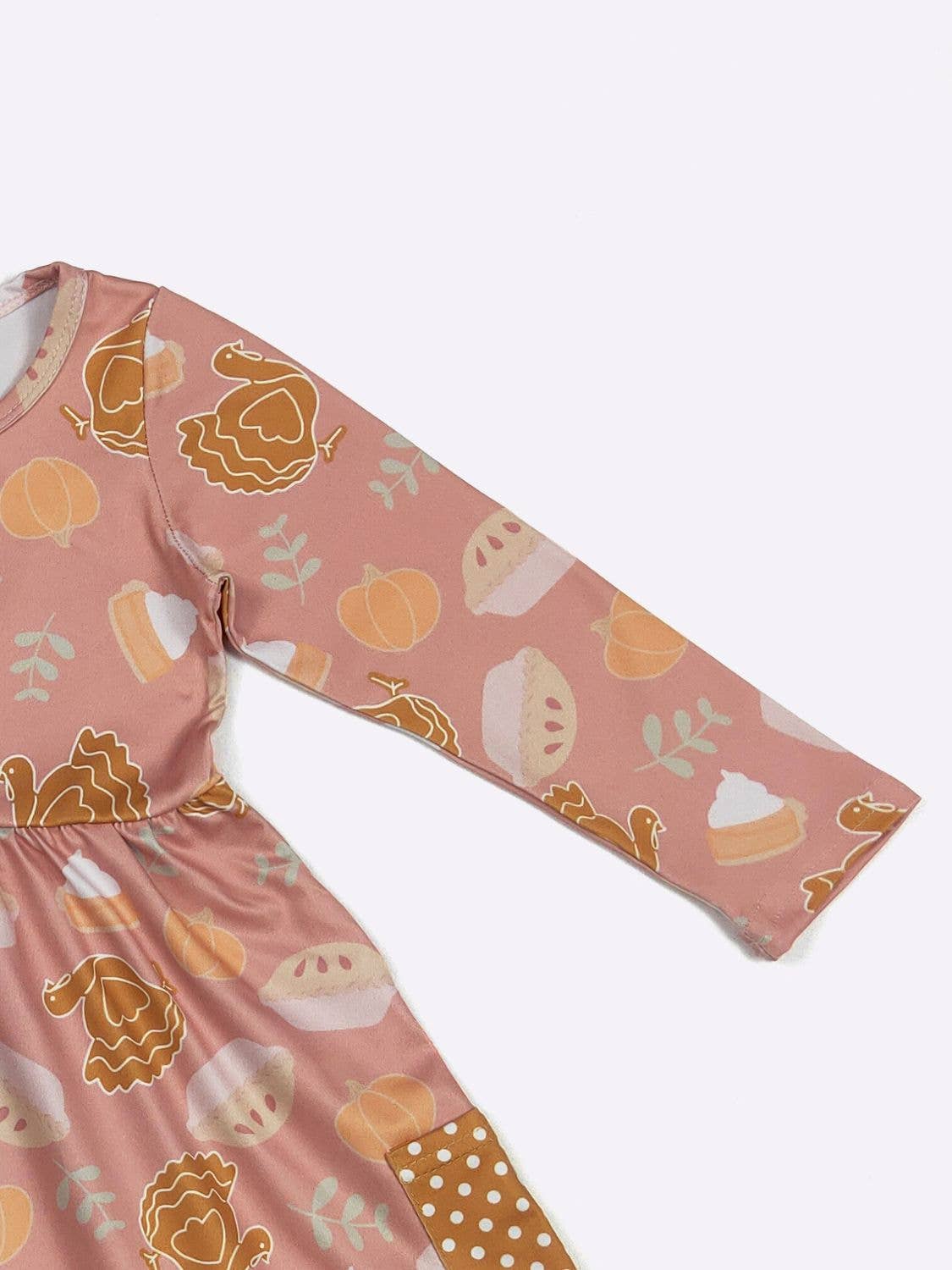 Clover Cottage - Thanksgiving Favorites Girls Dress