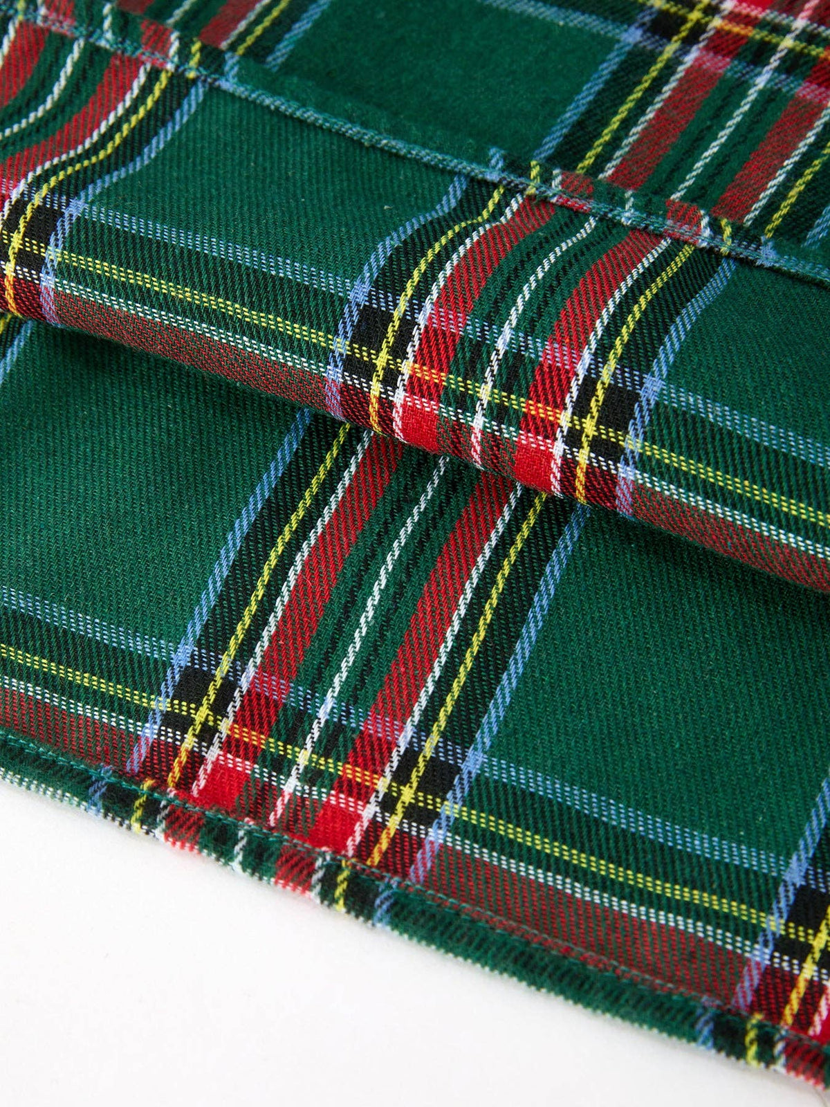 Rylee Faith Designs - Christmas Green Plaid Mommy and Me Matching Dress