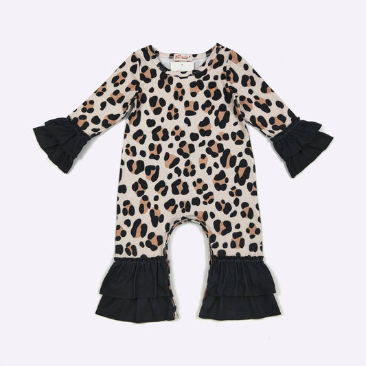 Clover Cottage - Cheetah Baby Romper