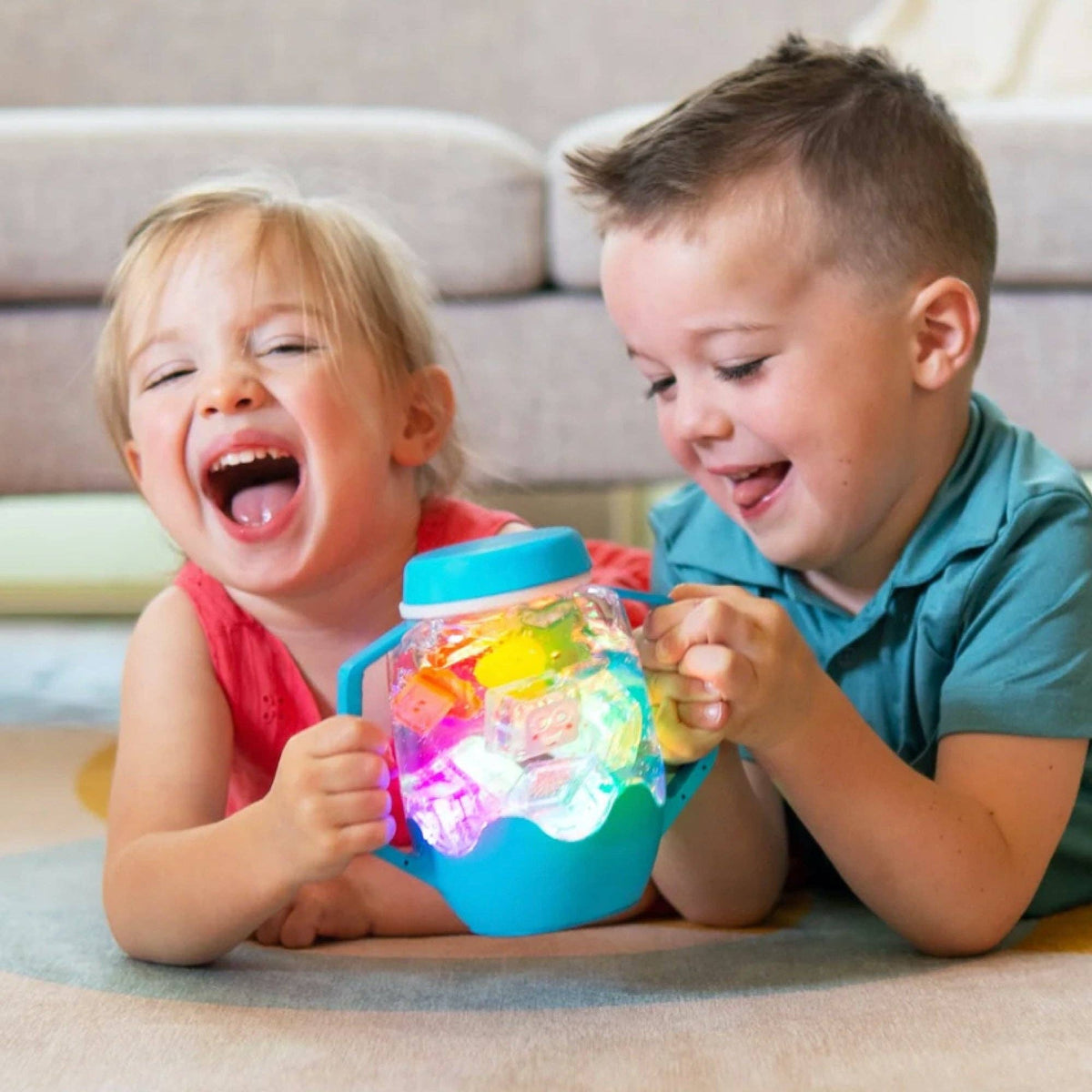 Glo Pals - Blue Sensory Play Jar 