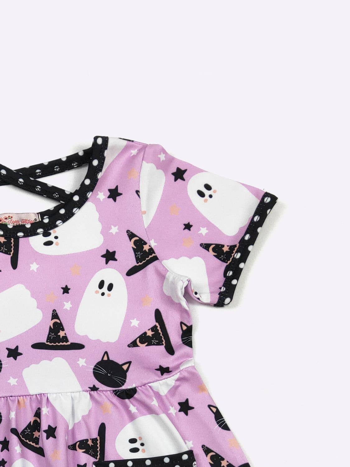 Clover Cottage - Orchid Ghost Girls Dress