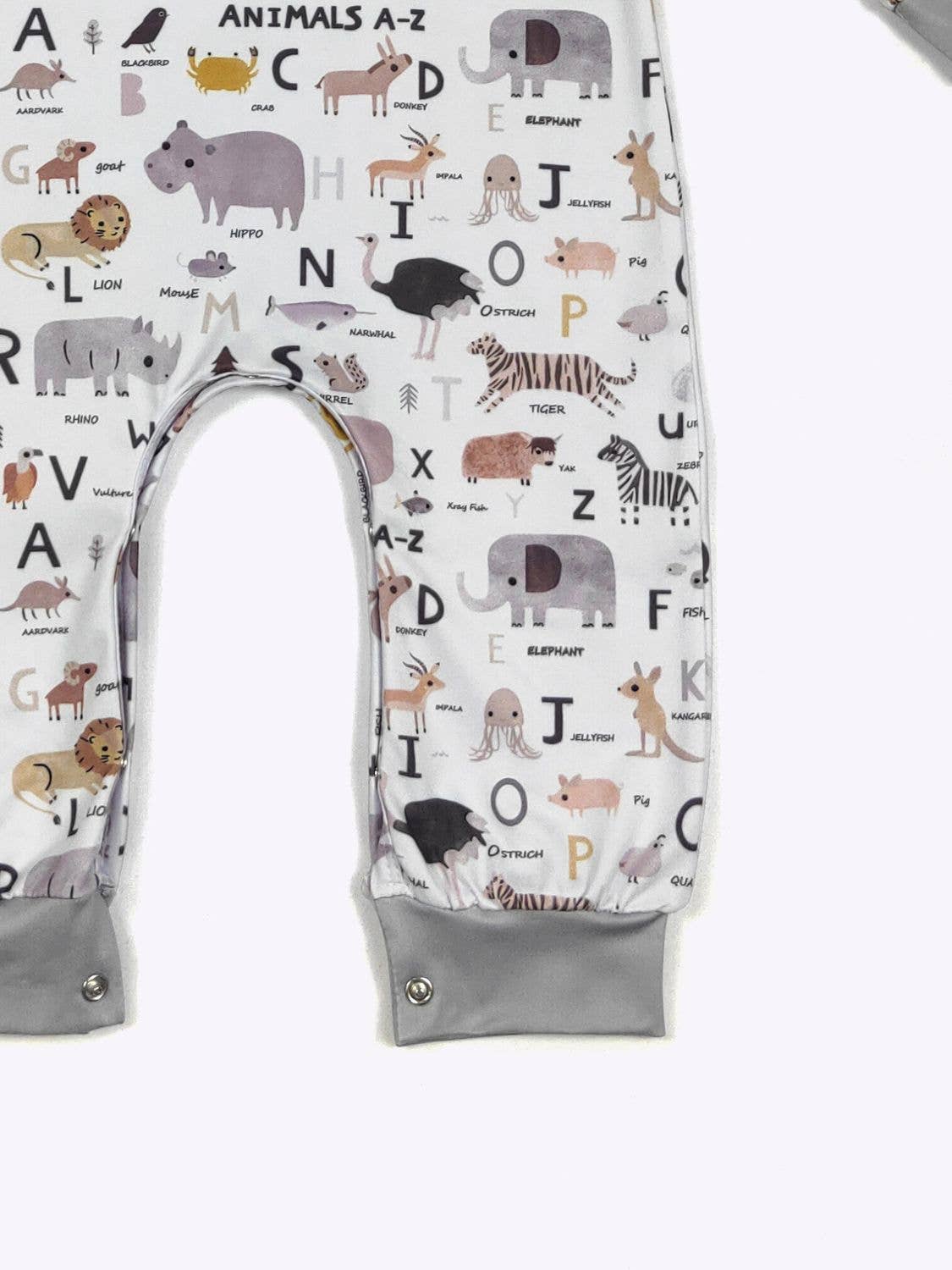 Animal Alphabet Boy Romper