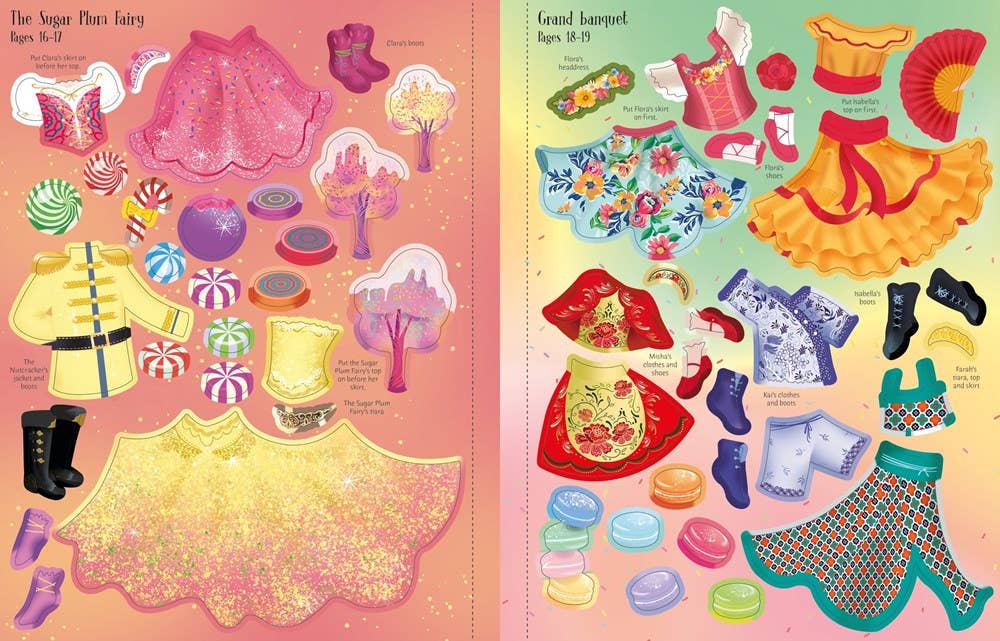 HarperCollins - Sticker Dolly Dressing The Nutcracker : Usborne