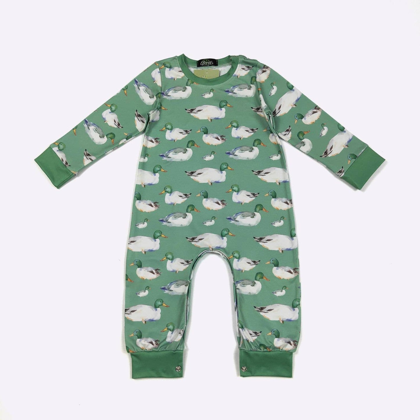 Green Mallard Boy Romper