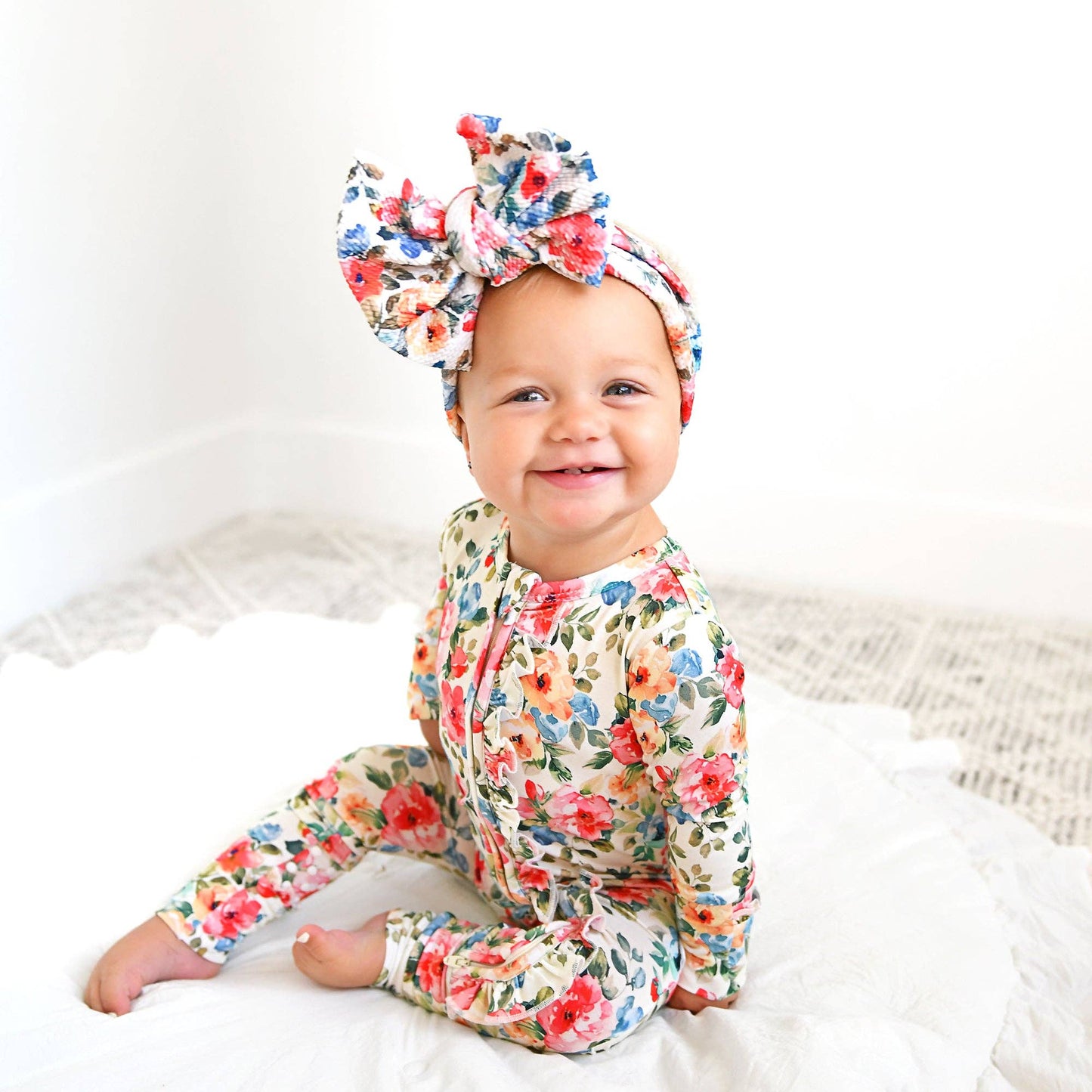 Nayeli HEADWRAP Baby Toddler Floral Hair Accessories