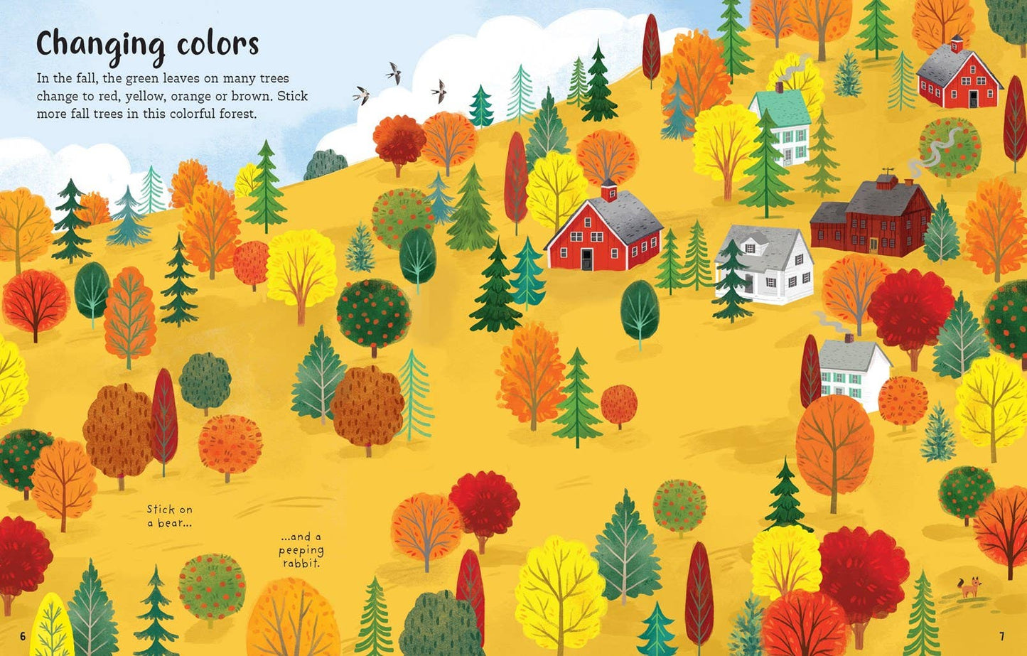 HarperCollins - First Sticker Book Fall : Usborne