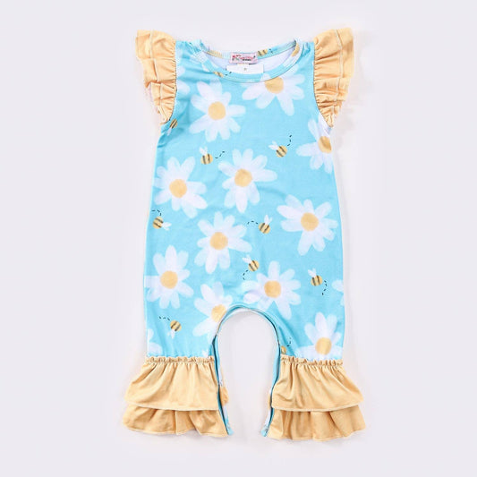 Bee Daisy Baby Romper