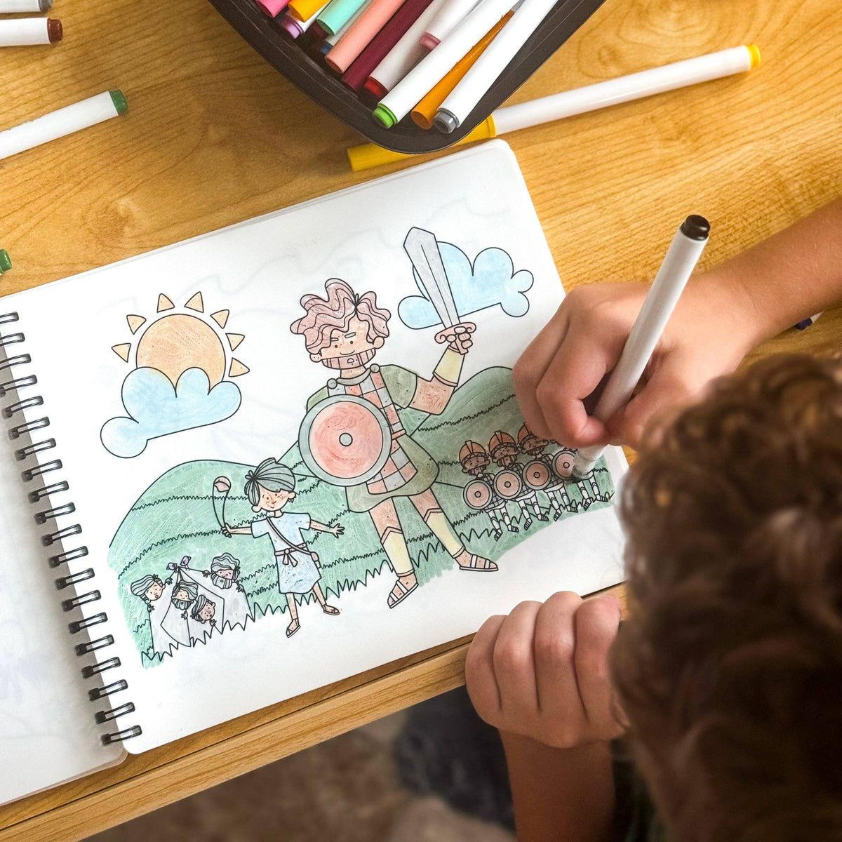 Ryan & Rose - Bible Stories Silicone Coloring Book
