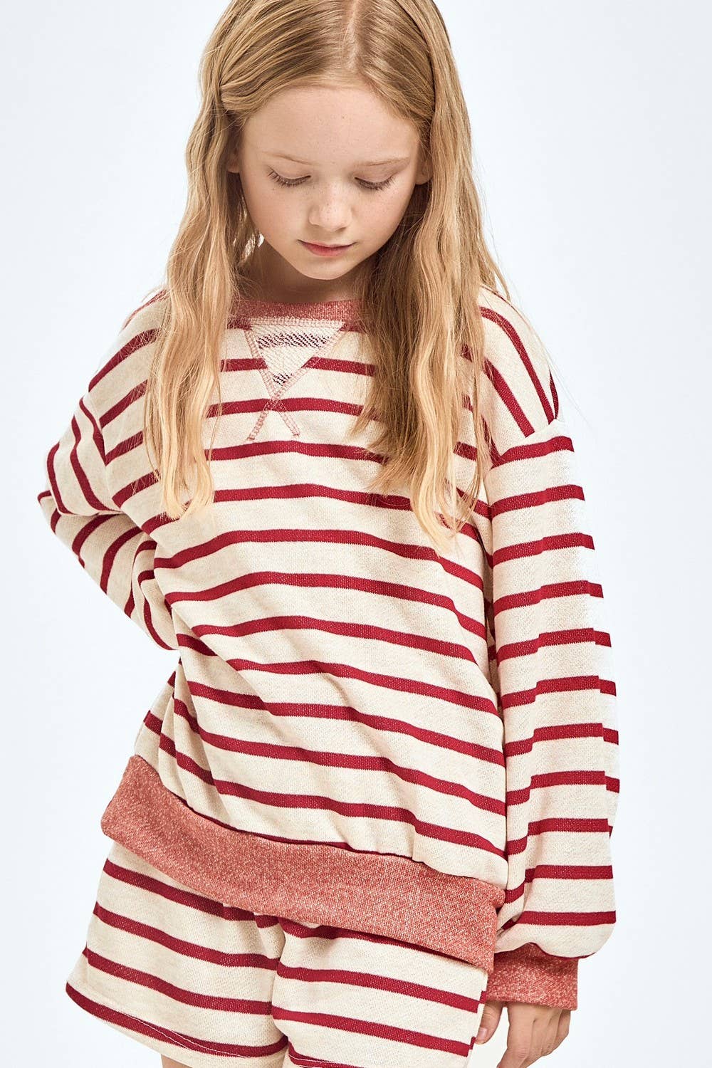 Stripe French Terry Sweatshirt