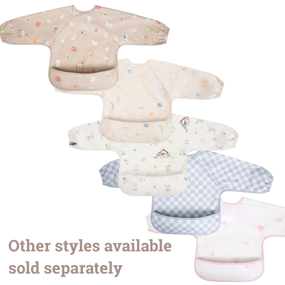 Ali+Oli - Smock Bib for Baby & Toddler Long Sleeve (Farm)