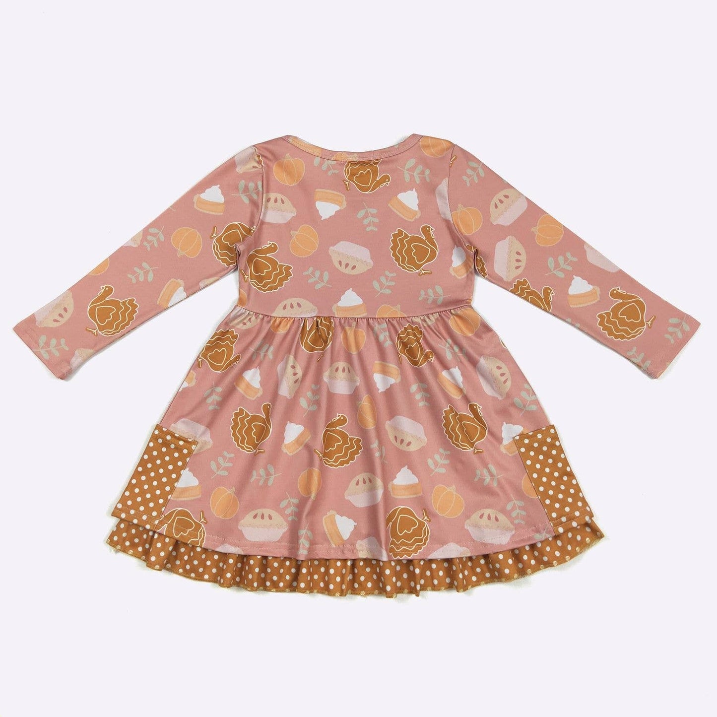Clover Cottage - Thanksgiving Favorites Girls Dress