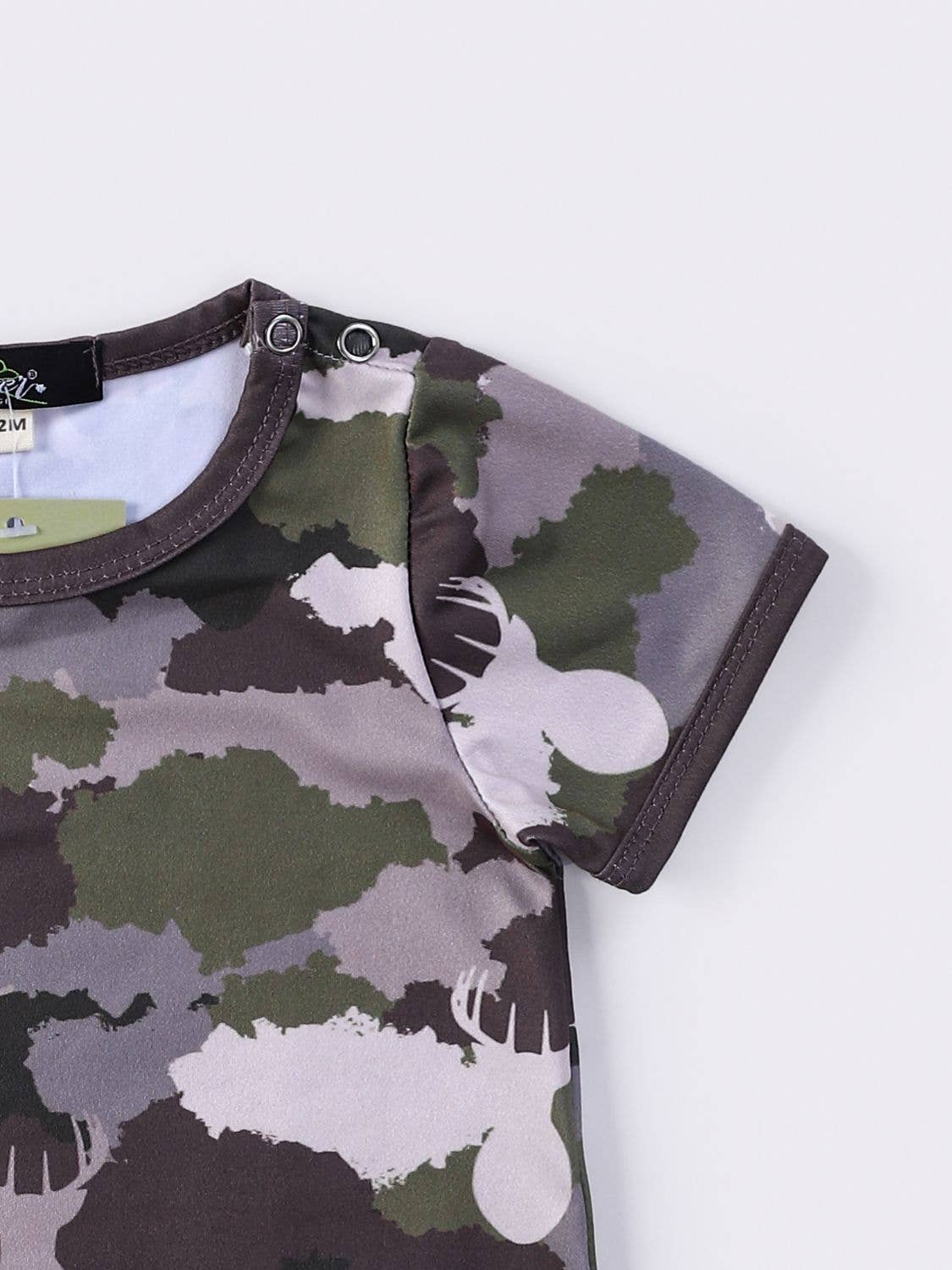 Deer Camo Boy Romper