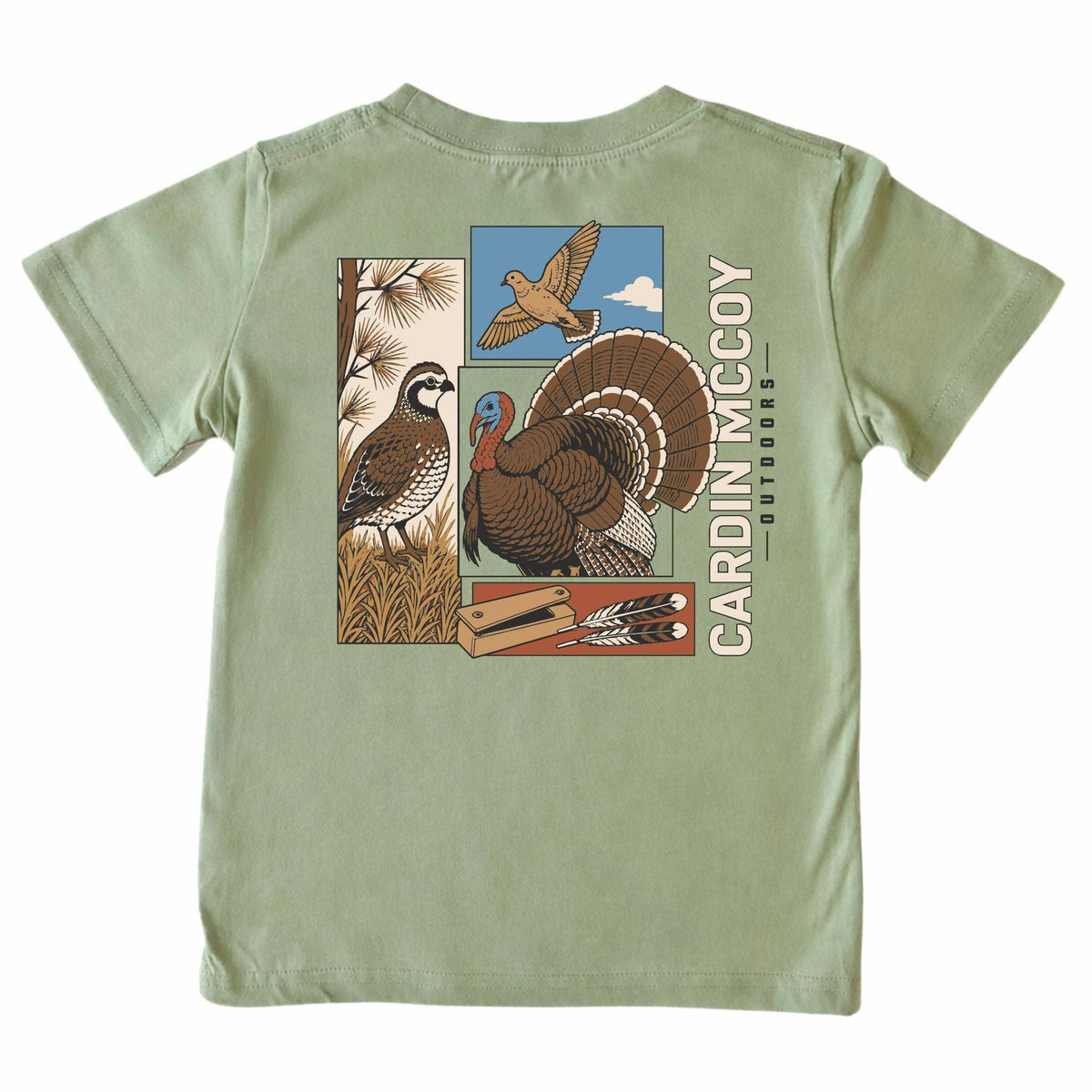 Cardin McCoy - Kids' CM Outdoors Birds Short-Sleeve Tee