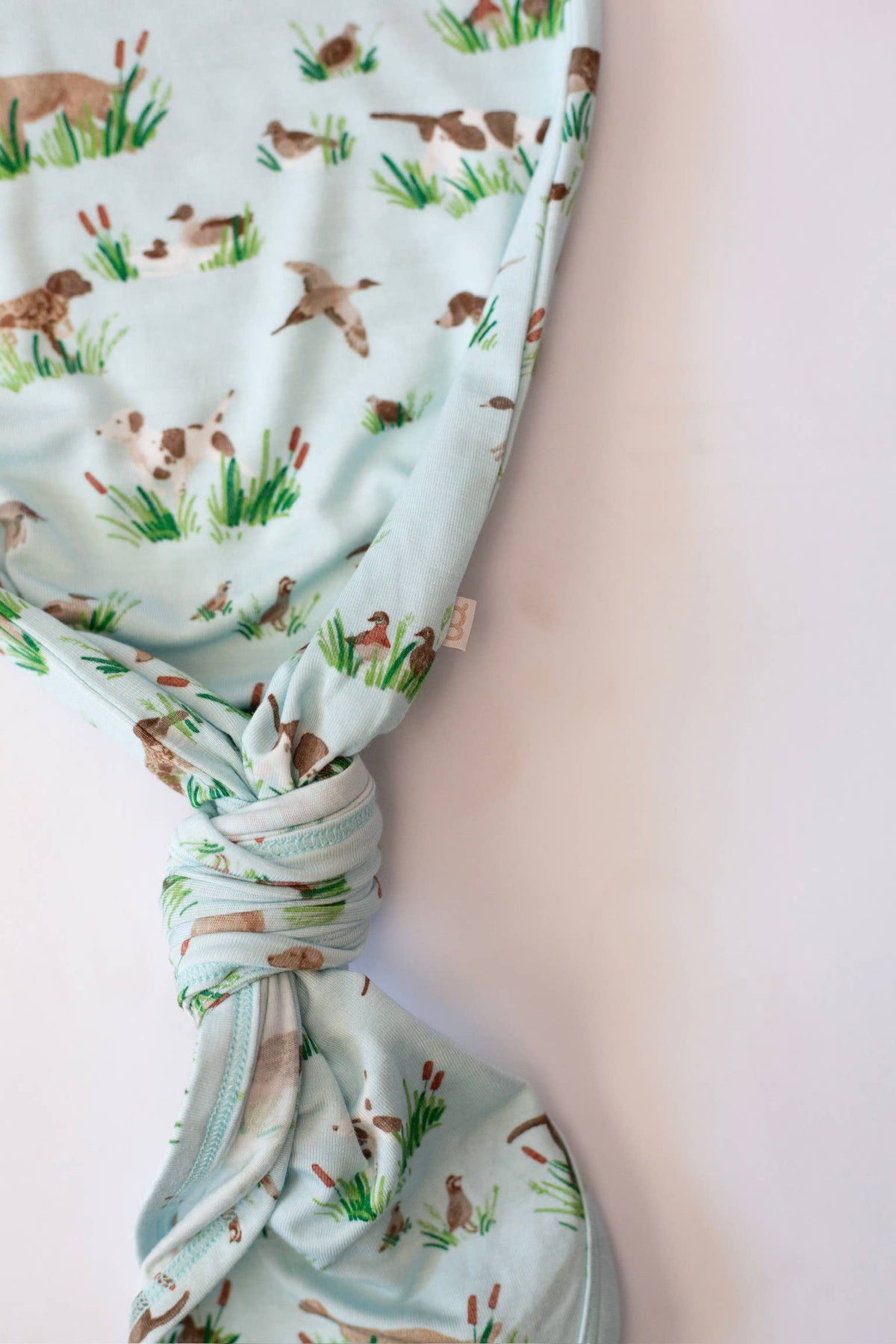 Goosies - Delta Bird Hunting Dogs- Knotted Infant Gown
