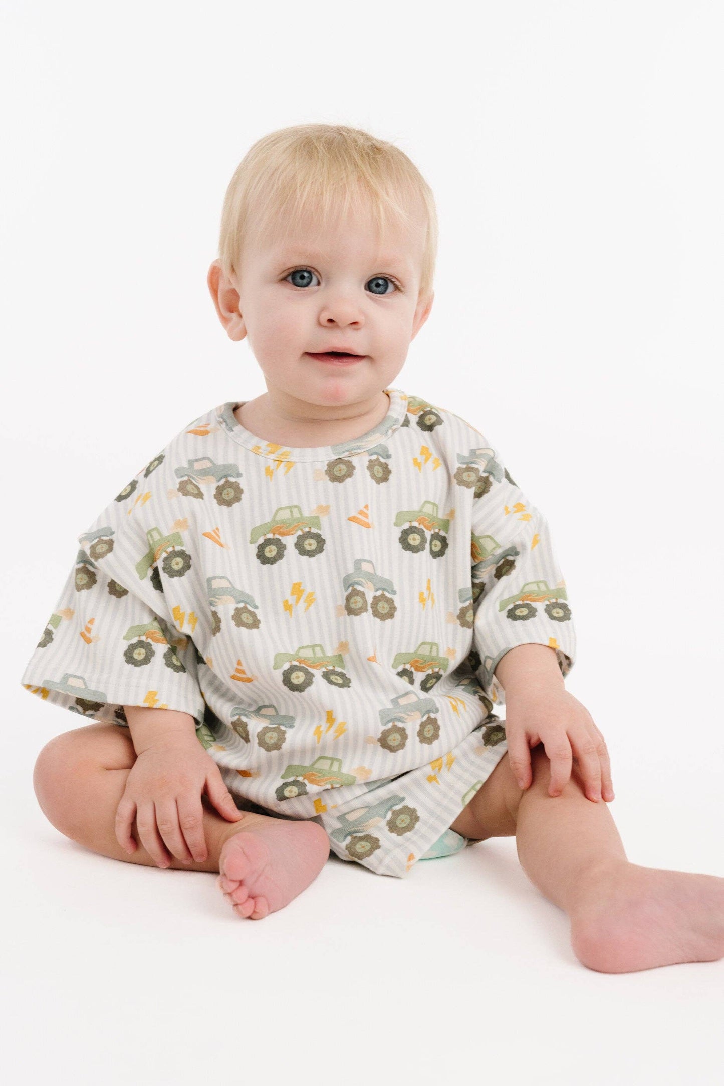Little One Shop - Monster Truck Slouchy Set