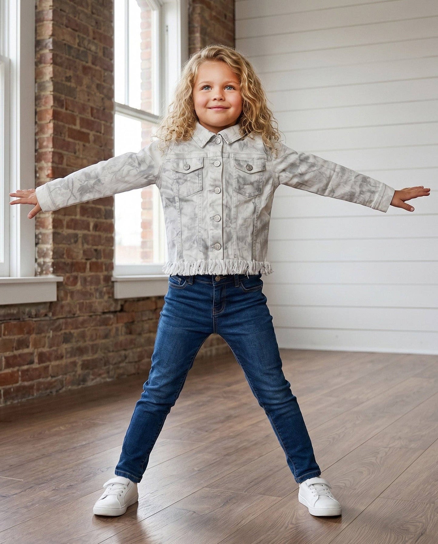 Kids City Scout Winter Camo Denim Jacket