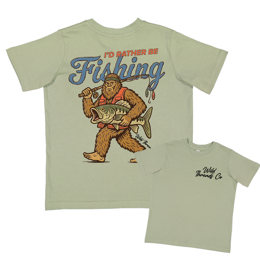 Wild Threads Co - I'd Rather Be Fishing Tee