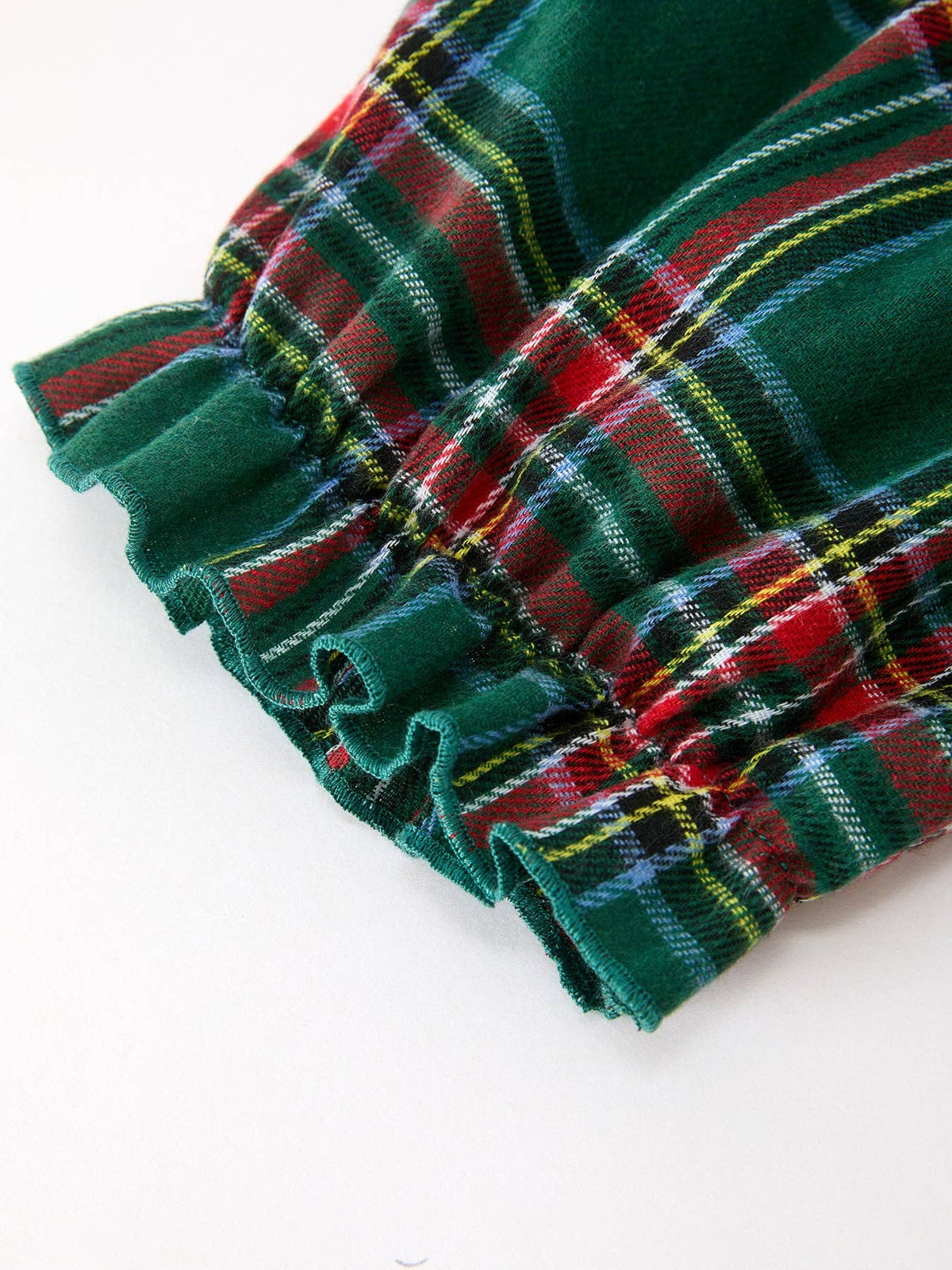 Rylee Faith Designs - Christmas Green Plaid Mommy and Me Matching Dress