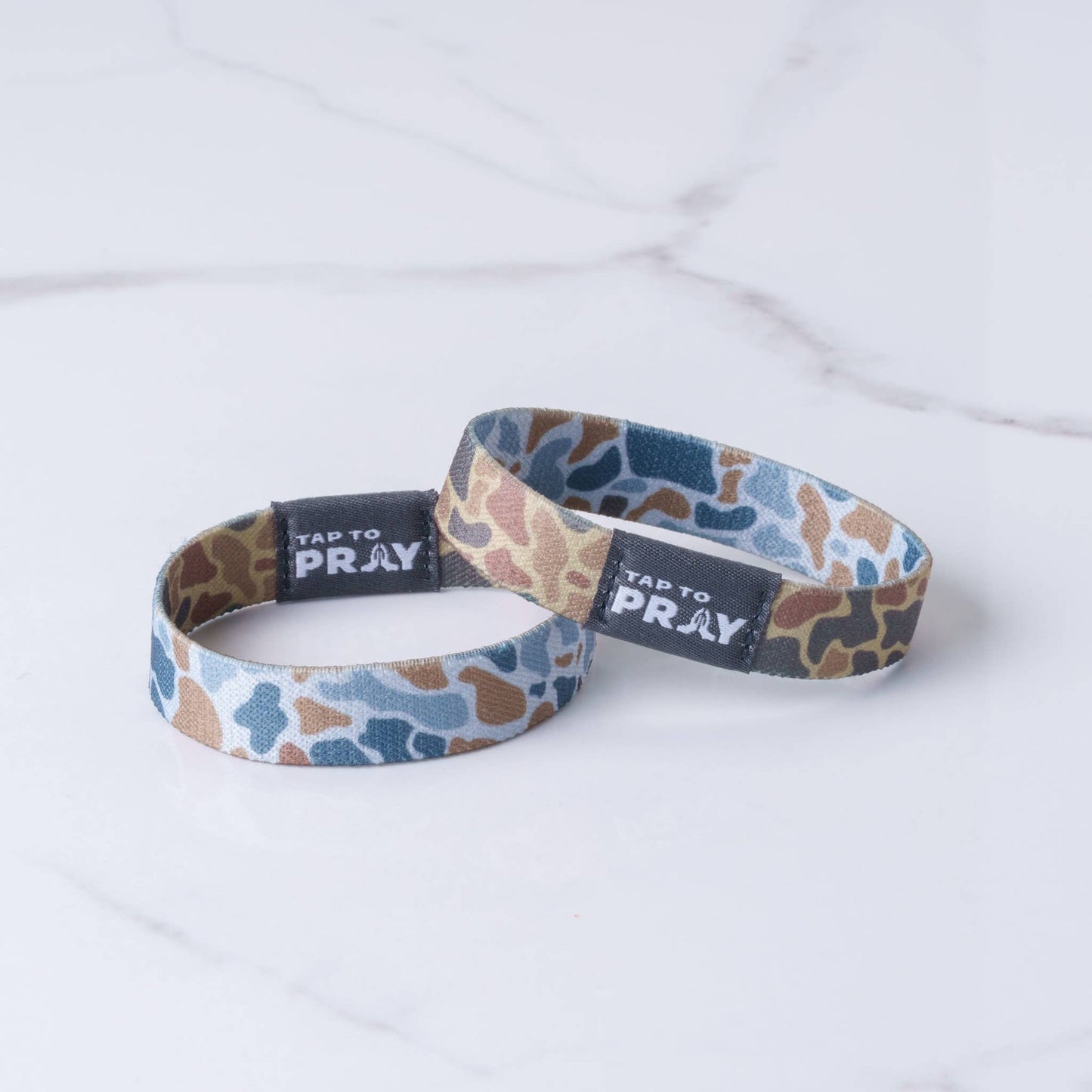Versible - Tap To Pray™ Wristbands - River Rock Camo Sahara and Copper