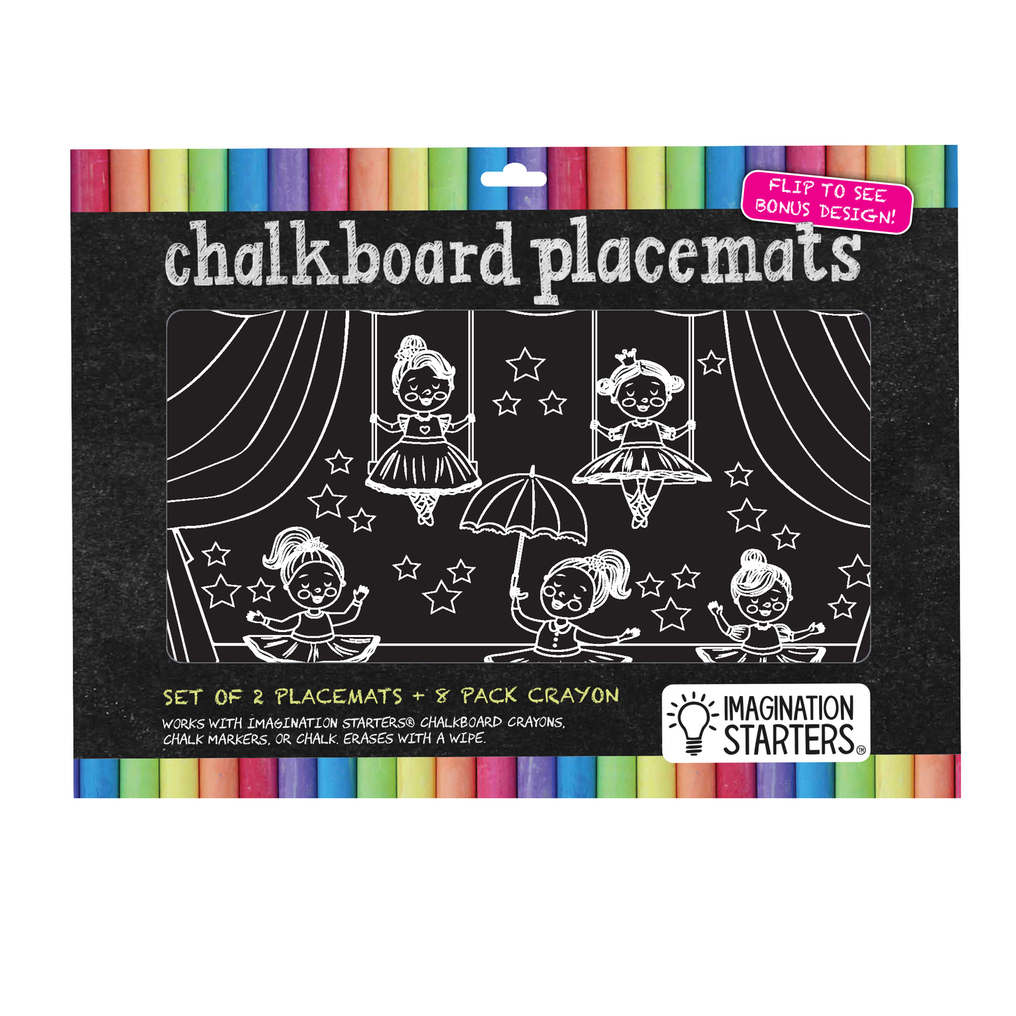Reusable Coloring Set- Ballerina