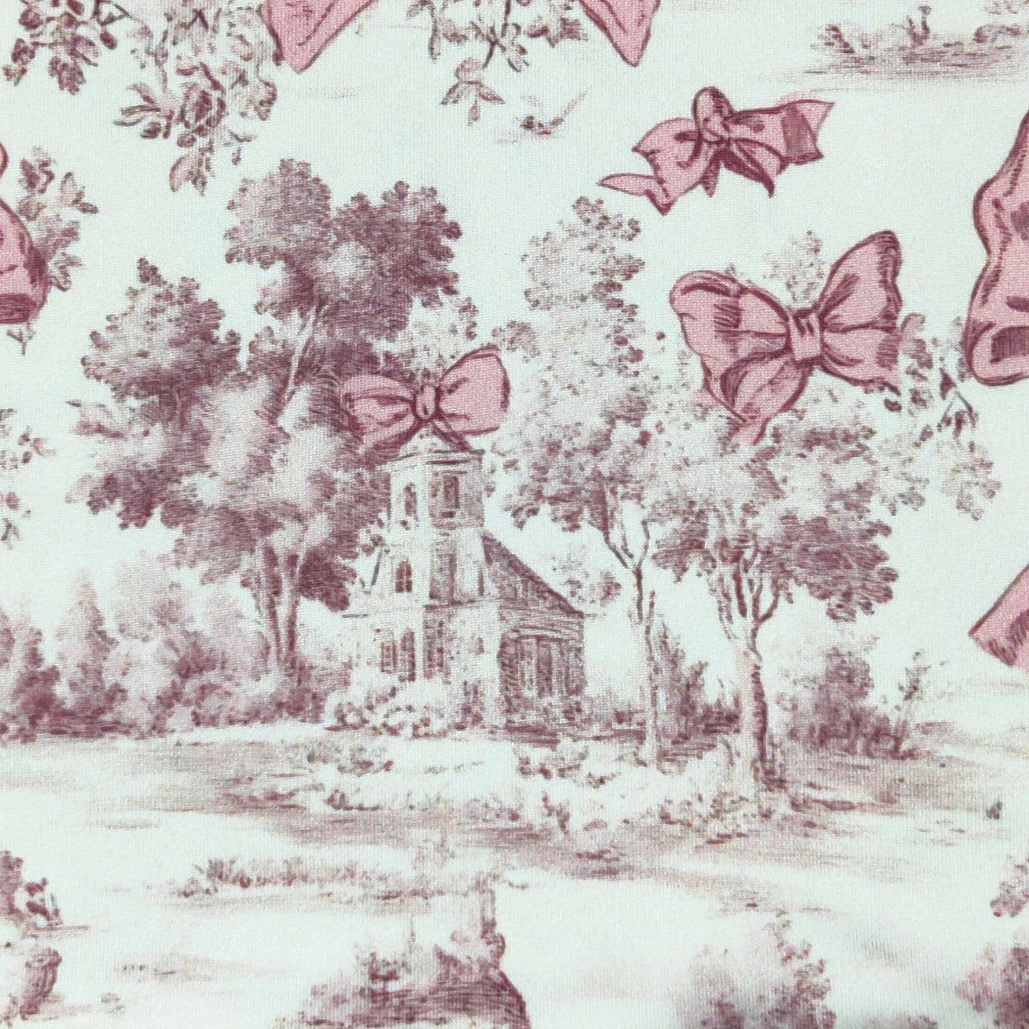 Clover Cottage - Mauve Toile Baby Gown