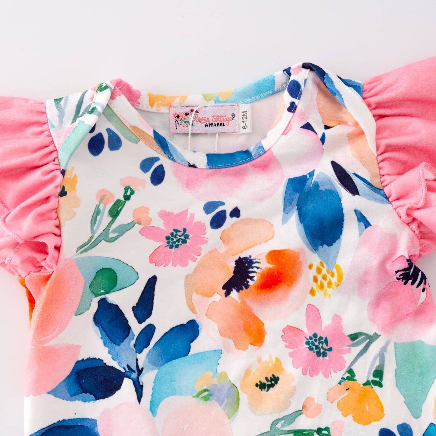 Watercolor Whisper Baby Romper