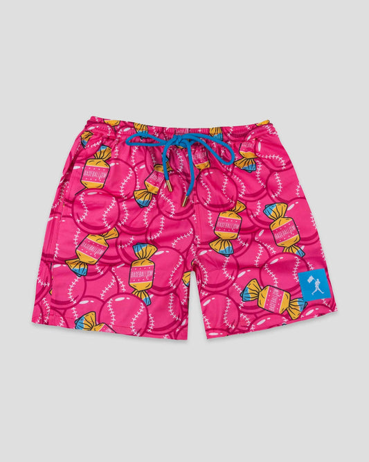 Baseballism- Doubles and Bubbles Diamond Air Mesh Shorts - Youth