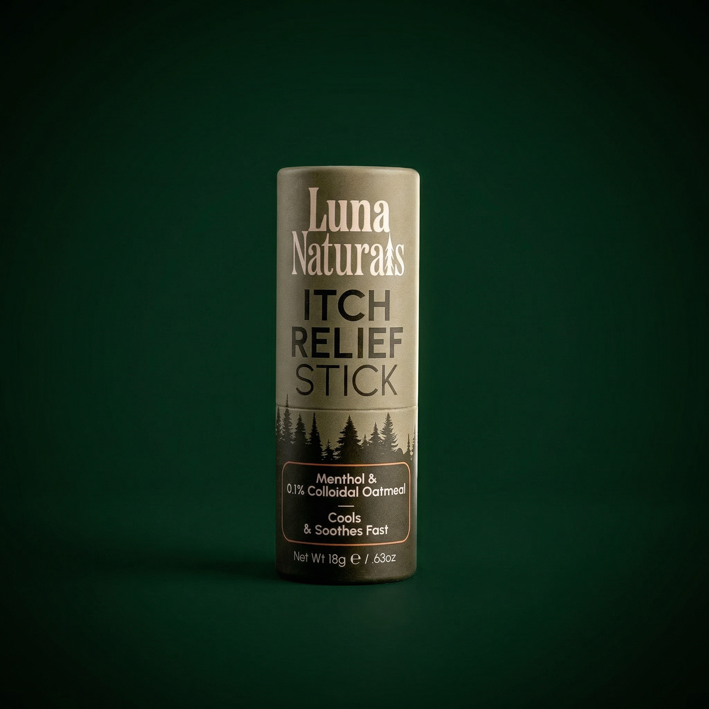 Luna Naturals - Anti-Itch Balm | Menthol & Colloidal | 1 Pack - 18g