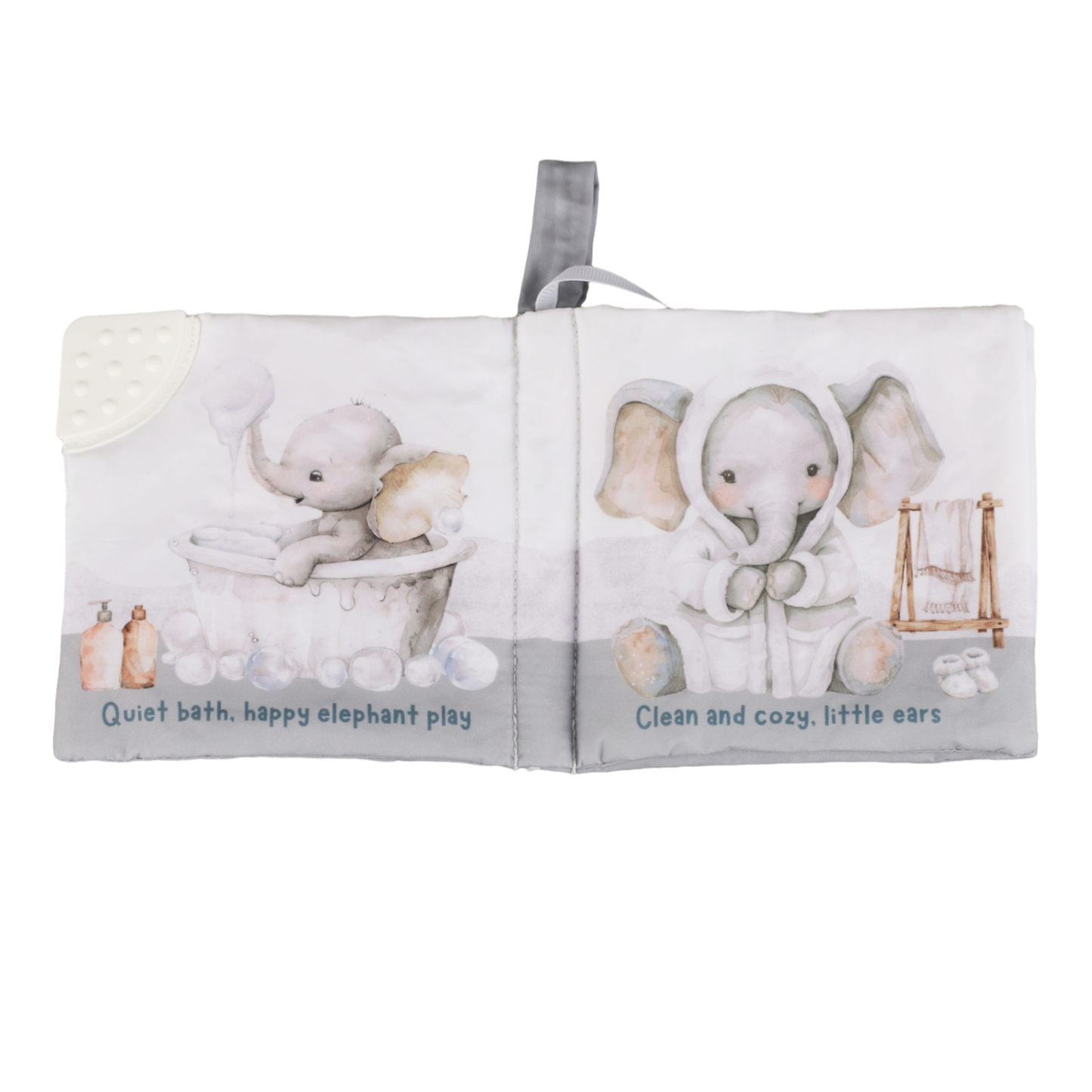 Ali+Oli - Bubble Bath 10-Page Crinkle Cloth Book for Babies & Toddlers