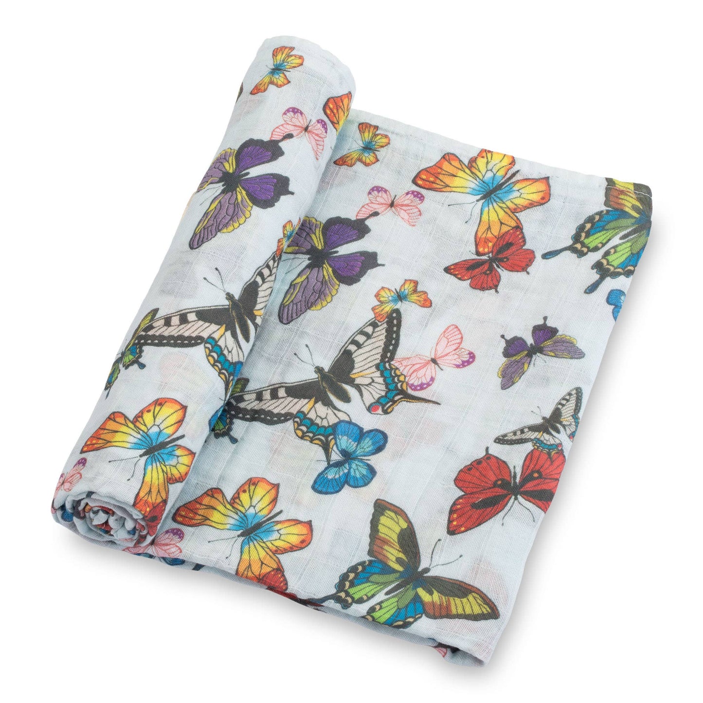 LollyBanks - Butterfly Away Baby Swaddle Blanket