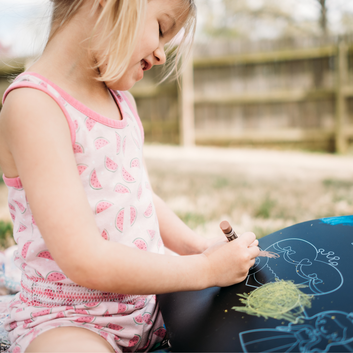 Imagination Starters - Reusable Coloring Placemat Princess 12x17